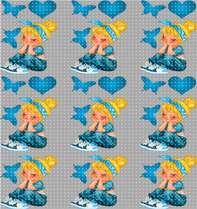 Pen sticker-F 2698